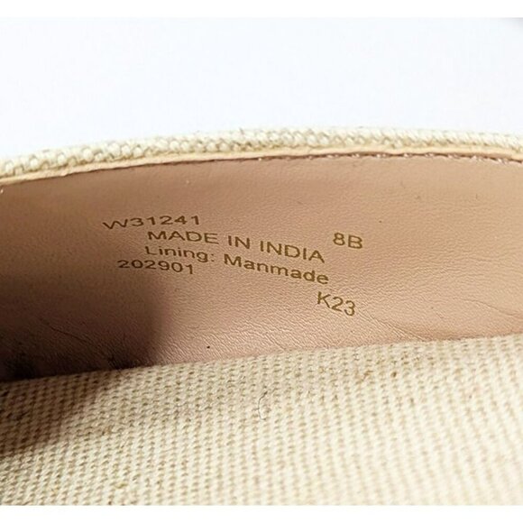 Cole Haan Cloudfeel Women's Espadrille Wedge Heels Linen Size 8 (MSRP $160) - Picture 7 of 9